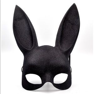 Sexy black bunny mask